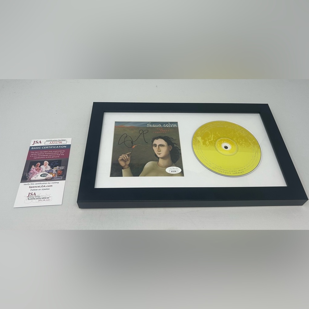 Shawn Colvin signed A Few Small Repairs Framed CD‎ JSA COA